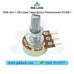 100K ohm 1/2W Linear Taper Rotary Potentiometer B100K