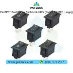 2 Pin DPST Boat Rocker Switch 6A 240V (Switch ON OFF (Large)) - Image 2