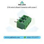 3 Pin wire to Board Connector with screw - Image 3