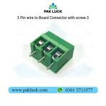 3 Pin wire to Board Connector with screw - Image 2