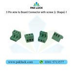 3 Pin wire to Board Connector with screw (L Shape) - Image 2