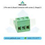 3 Pin wire to Board Connector with screw (L Shape) - Image 3
