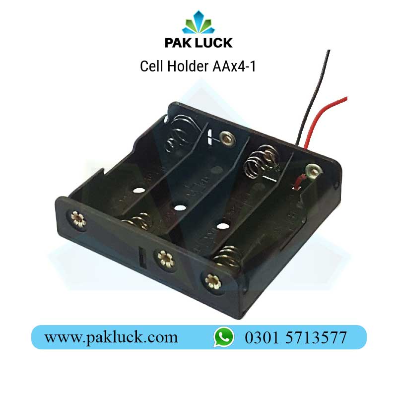 Cell-Holder-AAx4-2 Cell Holder AAx4 - Image 1