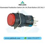 Illuminated Pushbutton Switch 24v 3A (Push Button LED 24v)