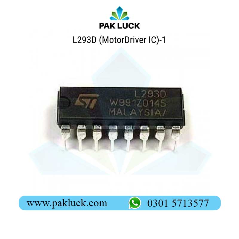 L293D-(MotorDriver-IC L293D (MotorDriver IC) - Image 1