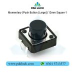Momentary (Push Button (Large)) 12mm Square