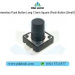 Momentary Pushbutton Long 12mm Square (Push Button (Small))