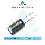 Polar Capacitors 100uF 16v