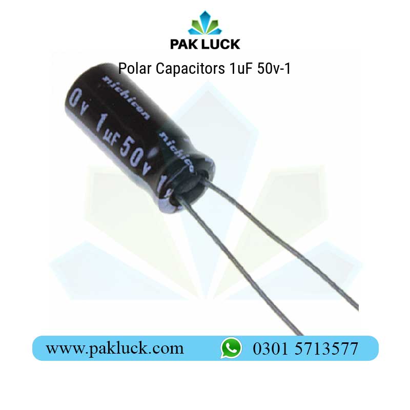 Polar-Capacitors-1uF-50v-2 Polar Capacitors 1uF 50v - Image 1