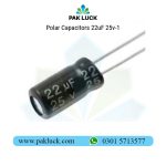 Polar Capacitors 22uF 25v