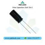 Polar Capacitors 33uF 25v