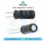 Polar Capacitors 4.7uf 50v
