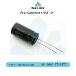 Polar Capacitors 470uF 16v