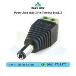 Power Jack Male 2 Pin Terminal block