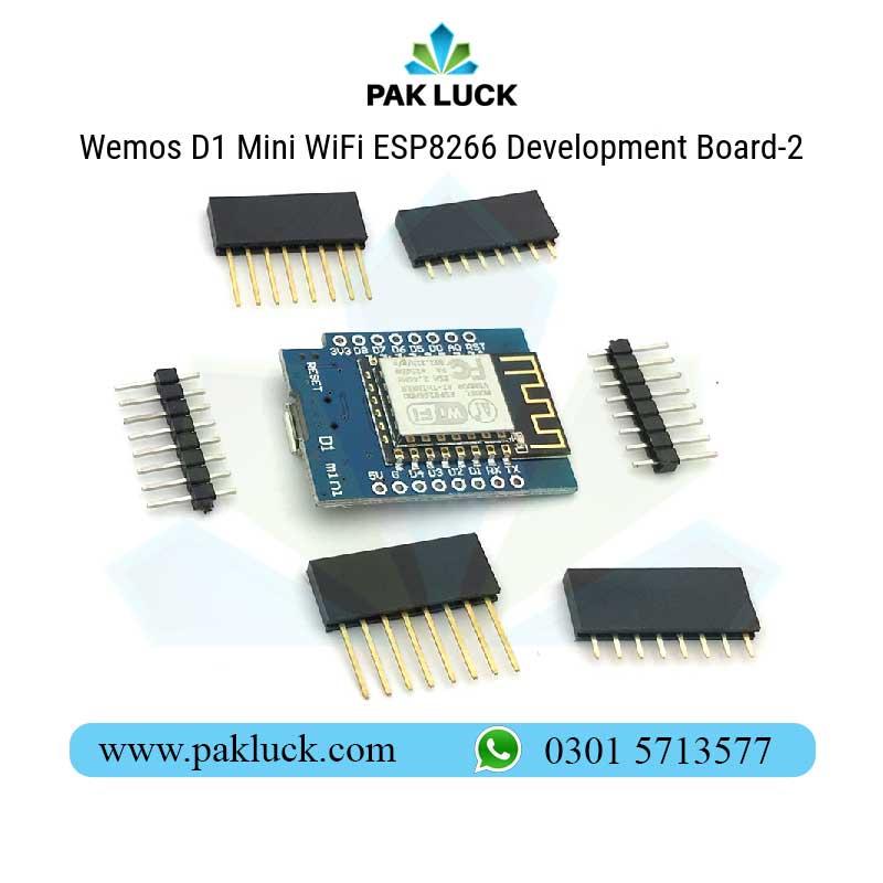Wemos-D1-Mini-WiFi-ESP8266-Development-Board-2 Wemos D1 Mini WiFi ESP8266 Development Board - Image 1
