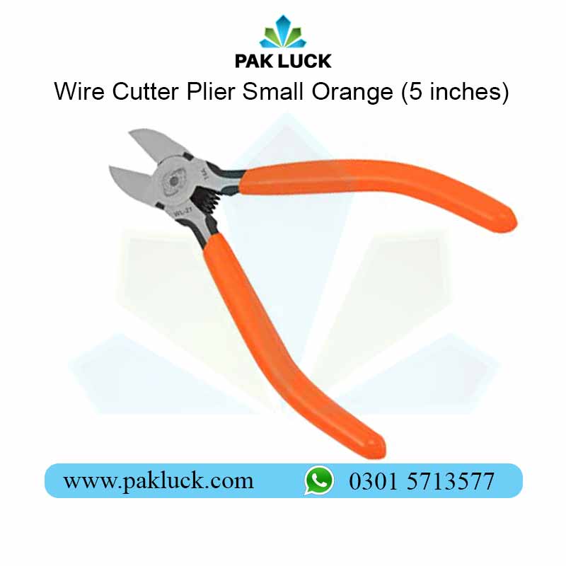 Wire-Cutter-Plier-Small-Orange-5-inches-2