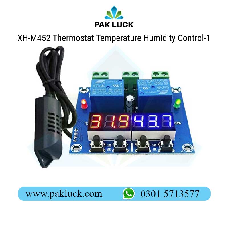 XH-M452-Thermostat-Temperature-Humidity-Control-1 XH-M452 Thermostat Temperature Humidity Control - Image 1