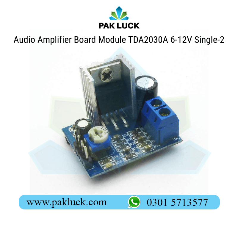 audio amplifier board module tda2030a 6-12v single-2 Audio Amplifier Board Module TDA2030A 6-12V Single - Image 1