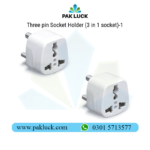 Three pin Socket Holder (3 in 1 socket)